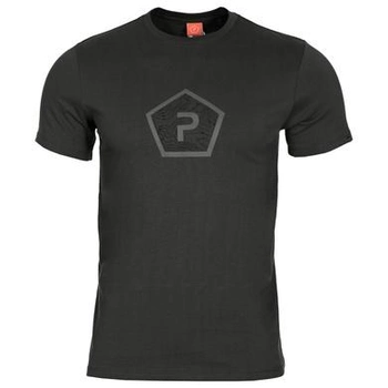 Чорна футболка shape pentagon m ageron