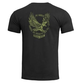 Черная футболка t-shirt pentagon l ageron "eagle"