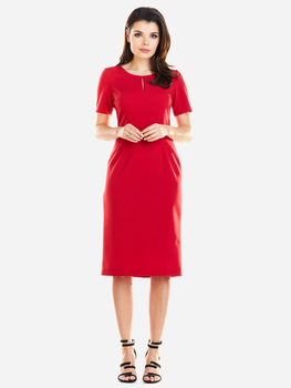 Sukienka ołówkowa damska Awama A252 L Czerwona (5902360534629)