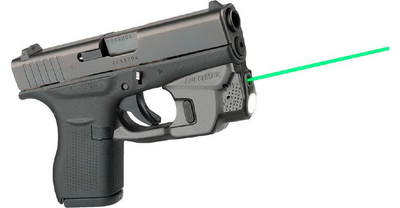 Целеуказатель LaserMax на скобу для Glock 42/ 43 з ліхтарем (зелений)