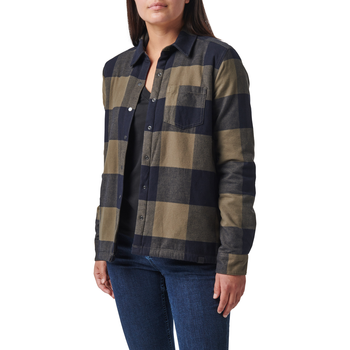 Куртка женская 5.11 Tactical Louise Shirt Jacket XS Ranger Green Plaid