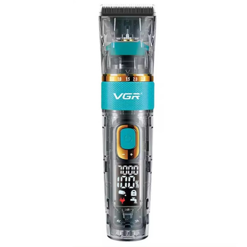 Машинка для стрижки волос VGR V-695 LED-дисплей аккумуляторная 10W Grey (3_04614)