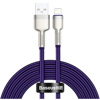 Кабель Baseus Cafule Metal Cable USB to Lightning 2.4A 2м (CALJK-B05) Purple