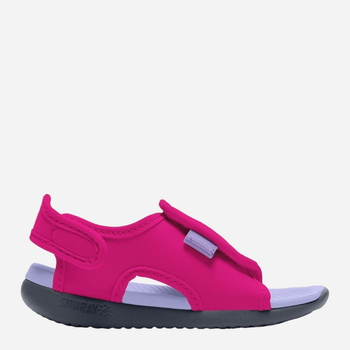 Дитячі босоніжки для дівчинки Nike Sunray Adjust 5 DB9566-600 26 Рожевий/Чорний (194953063219)