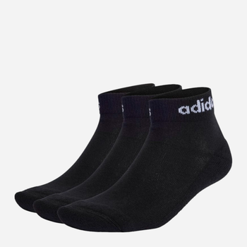 Набір чоловічих шкарпеток 3 пари Adidas C Lin Ankle 3P IC1303 43-45 Чорних (4066746435502)