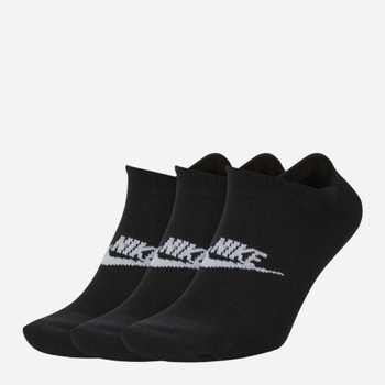 Набір жіночих шкарпеток 3 пари Nike Nsw Everyday Essential Ns SK0111-010 34-38 Чорних (193145890671)