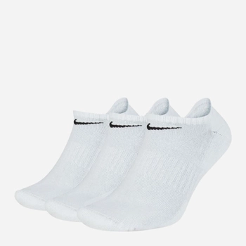 Набір чоловічих шкарпеток 3 пари Nike U Everyday Cush Ns 3PR SX7673-100 42-46 Білих (888408294524)
