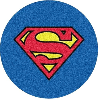 Шеврон патч " Супермен круглий " на липучці велкро