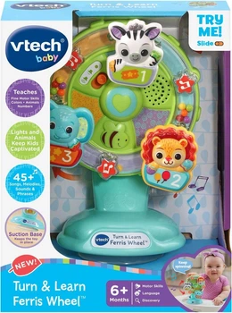 Інтерактивна іграшка VTech Turn and Learn Ferris Wheel музична розвиваюча карусель з тваринами
