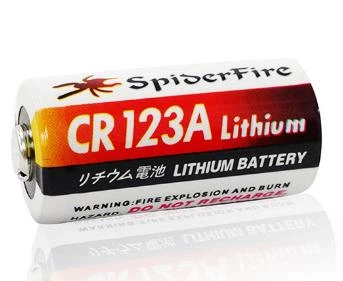 Батарейка литиевая SpiderFire CR123A CR 12 3A Lithium Power (CR123, CR123A, CR 123, CR123A, DL123A )1300mAh (679799240-1)