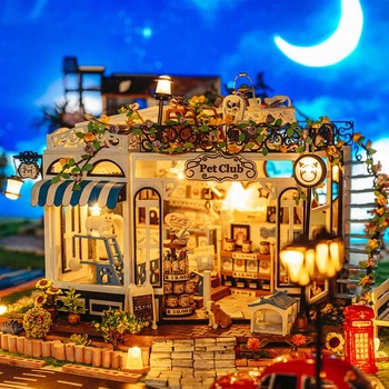 3D Інтер'єрний конструктор DIY House Румбокс Know me craft "Зоомагазин" (K1065)