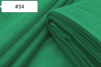 Ткань Фатин Зеленый №34