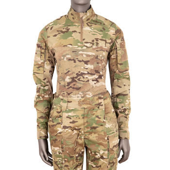 Сорочка тактична під бронежилет жіноча 5.11 Tactical Hot Weather Combat Shirt XL Multicam