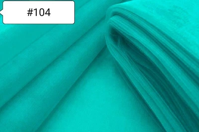 Ткань Фатин Бирюзовый №104