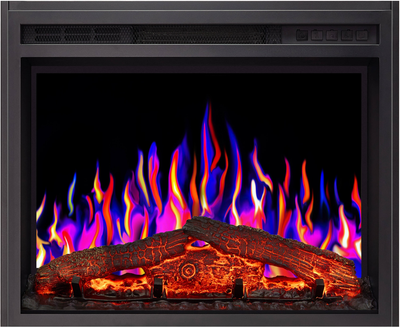 Электрокамин ArtiFlame AF24 Multicolor с 3D эффектом пламени, обогревом и звуком горения огня