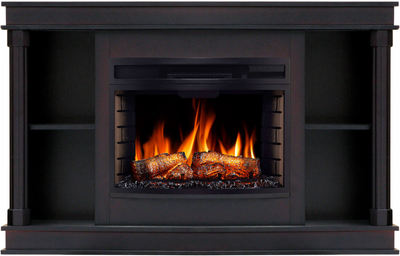 Каминокомплект под ТВ ArtiFlame Brittany Panoramic с 3D эффектом пламени, обогревом и звуком горения огня Венге