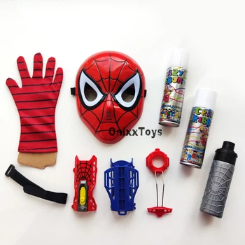 Ігровий набір Спайдермен Supreme Hero Spiderman маска та рукавичка Людина Павук стріляє павутиною та водою (VS564)