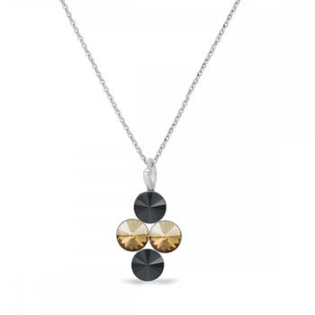 Срібний кулон Spark зі Swarovski Uva Small NG11224JGS