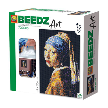 Zestaw dla dziecięcej kreatywności Ses Beedz Vermeer dziewczyna z perłą (8710341060046)