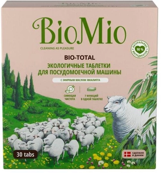Таблетки для посудомийних машин BioMio 30 шт (7640168930820)