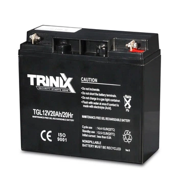 Акумуляторна батарея гелева 12В 20Аг Trinix TGL12V20Ah-20Hr GEL Super Charge