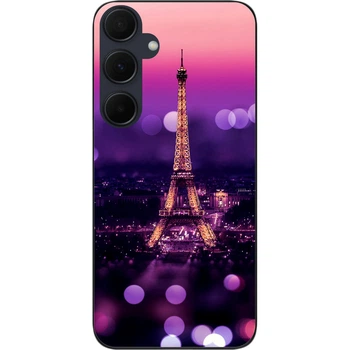 Силиконовый чехол SMTT для Samsung A35 5G Galaxy A356B с картинкой Париж ночью