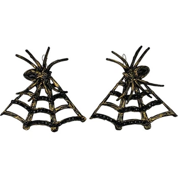 Серьги Spider Queen SETA Decor 24-506BLK-GL