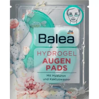 Патчи (подушечки) под глаза гидрогелевые Kaktuswasser Balea 2шт (Германия)