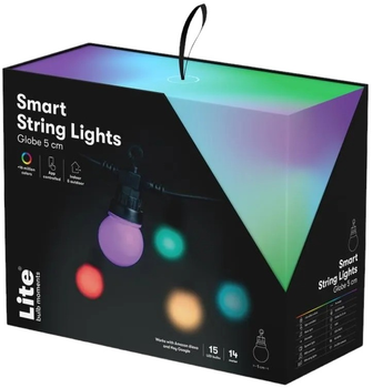 Світлодіодна гірлянда Lite Bulb Moments Smart Light Chain кулька 5 см (NSL911990)