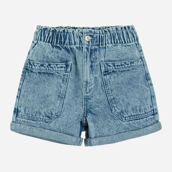 Підліткові джинсові шорти для дівчинки Cool Club CJG2423467 146 см Блакитні (5903977254498)