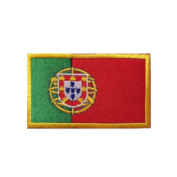 Шеврон SV у вигляді прапора Португалії 5*8 см (sv2673pr)