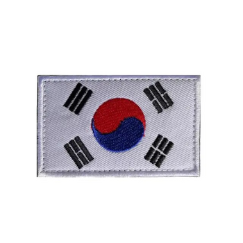 Шеврон SV у вигляді прапора Південної Кореї 5*8 см (sv2673ko)