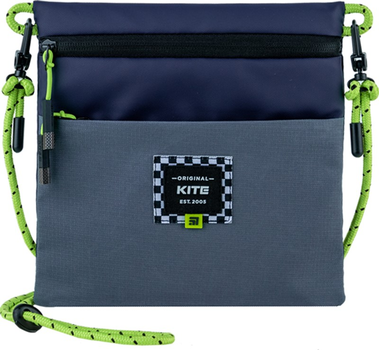 Сумка-кросбоді Kite teens 22.5x21.5x1 см Синя (K24-2772-3)