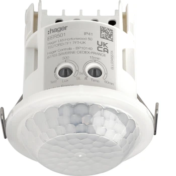 Датчик движения 360° Hager EER501, 10 м EER501