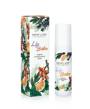 Бальзам для губ масляний 10 мл New life Lip balm