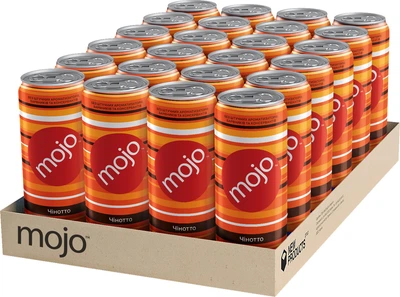 Упаковка напитка безалкогольного Mojo Чинотто Сильногазированный