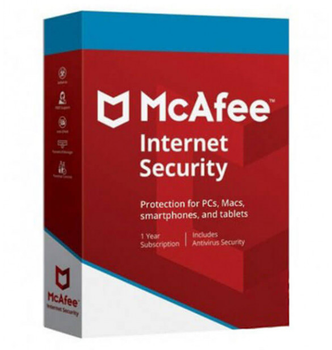 Захист від загроз, Антивірус McAfee Internet Security 2023 для Windows, 1 ПК, 1 рік