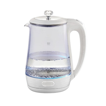 Електрочайник 1,7л скло білий MR-052-WHITE Maestro