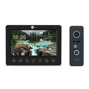 Комплект відеодомофона NeoLight NeoKIT HD WF B/Graphite