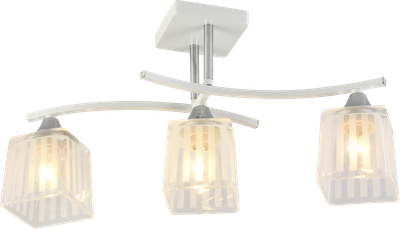 Декоративная люстра INTEREES IS XA1394/3 White Chrome на 3 плафонов