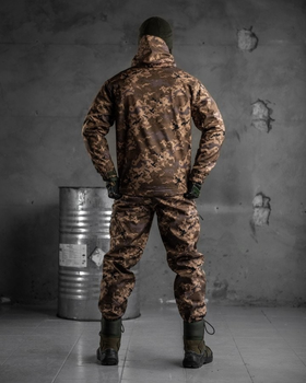 Тактичний теплий військовий комплект Faura ( Куртка + Штани ), Камуфляж: Піксель, Розмір: S