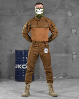 Тактический военный костюм Hermes ( Убакс + Штаны ), Камуфляж: Койот, Размер: XXXL