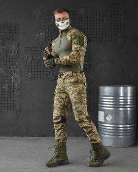 Тактичний військовий костюм Kayman ( Убакс + Штани ), Камуфляж: Піксель ЗСУ, Розмір: XXL