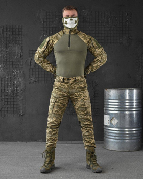 Тактичний військовий костюм Kayman ( Убакс + Штани ), Камуфляж: Піксель ЗСУ, Розмір: XXL