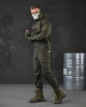 Тактический военный костюм Molot ( Китель + Убакс + Штаны ), Камуфляж: Олива, Размер: L