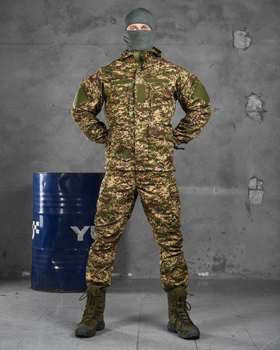 Тактический военный комплект горка Godye ( Куртка + Штаны ), Камуфляж: Пиксель, Размер: XXXXXL
