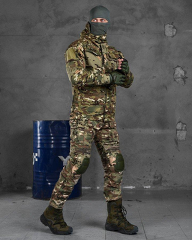 Тактический осенний военный комплект G12 ( Куртка + Штаны ), Камуфляж: Мультикам, Размер: S