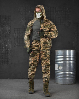 Тактичний військовий костюм Tac ( Китель + Убакс + Штани ), Камуфляж: Піксель ЗСУ, Розмір: M