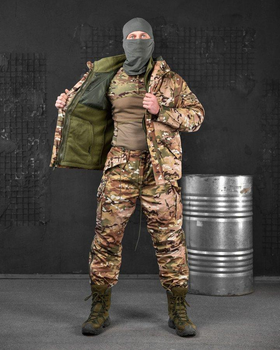 Тактичний теплий зимовий військовий костюм Lader Plus ( Куртка + Штани ), Камуфляж: Мультикам, Розмір: XL