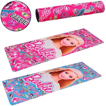 Килимок для йоги та фітнесу Barbie BY0101 173см 61см 6мм Рожевий Барбі